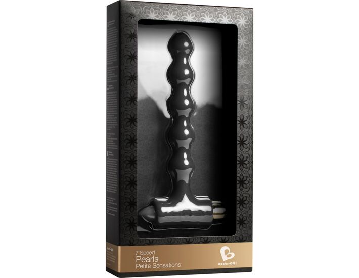 Sensazione di petite perle plug vibrador negro