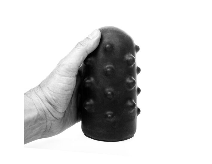 Masturbatore Bumpy Nero 17 cm