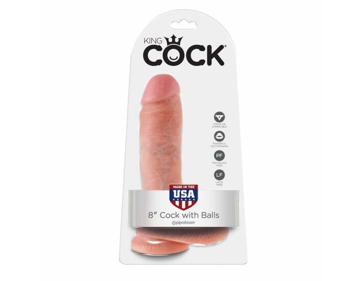 King cock 8 &#39;pene realistico naturale 203cm