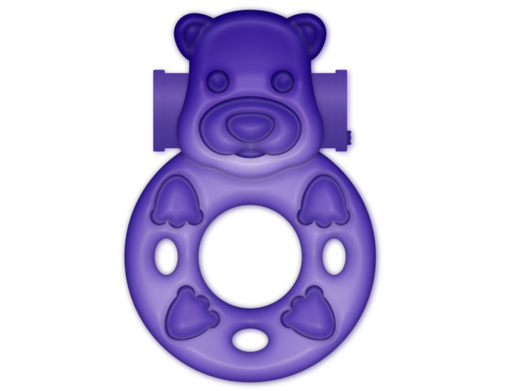 Anello Vibrante con Coniglietto Viola