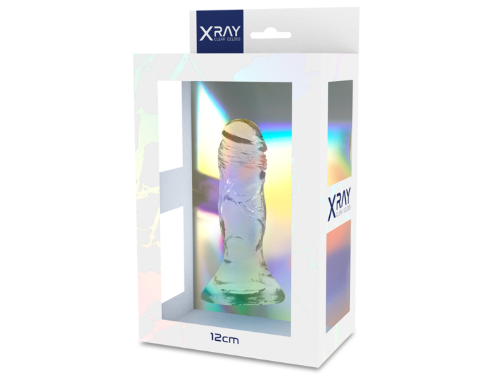 Dildo in Vetro Trasparente 12cm