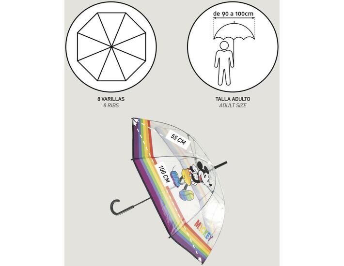 Ombrello Arcobaleno Disney - 58cm