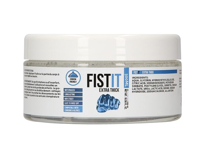 Lubrificante Fist It Extra Thick 300ml - Adatto per i preservativi - Base acqua: "Fist Glide