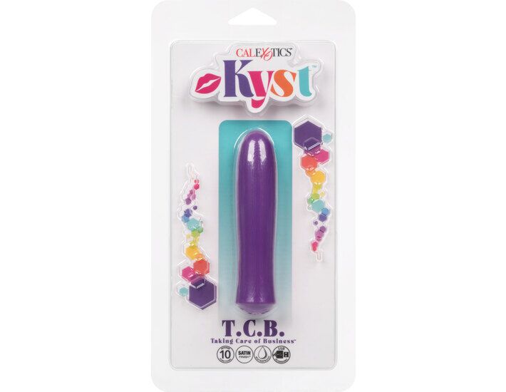 Mini Massaggiatore KYST T.C.B. Vibe Viola - 10 Modi di Vibrazione - Ricaricabile