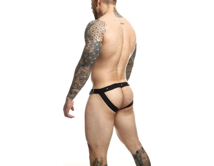 DNGEON Snap Jockstrap Grigio - Jockstrap per uomo