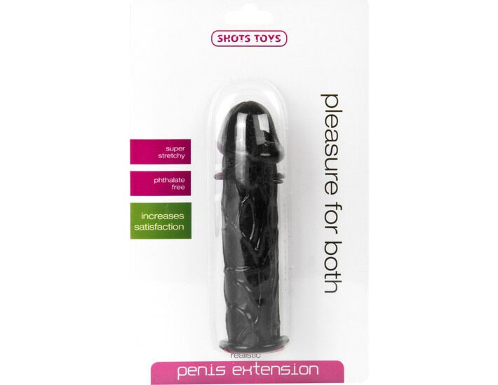 Realistica estensione del pene nero
