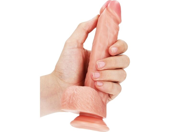 RealRock - Pene Realistico con Testicoli e Ventosa - 7/18 cm