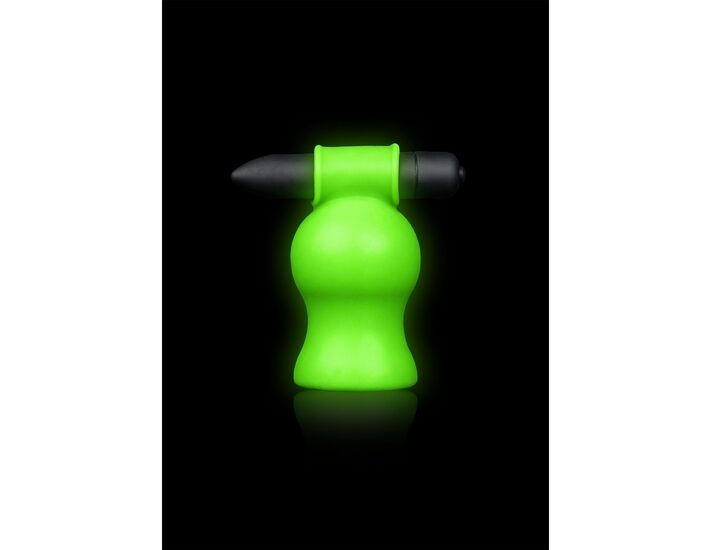 Ahi! Masturbatore con Vibrazione Fluorescente - Glow in the Dark