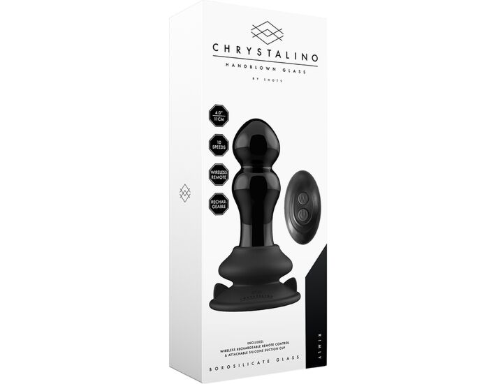 CristalVibe - Plug Telecomando - Nero