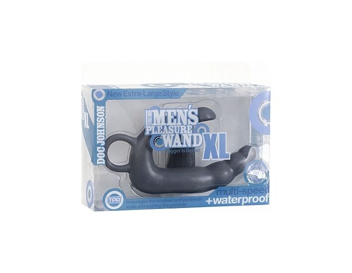Bacchetta da uomo - vibratore grigio extra lungo da uomo