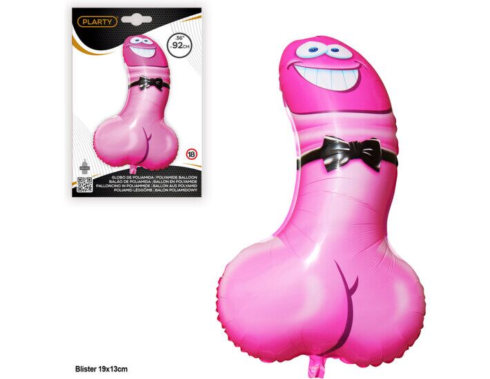 Palla Rosa 90 cm - Pene in Poliammide