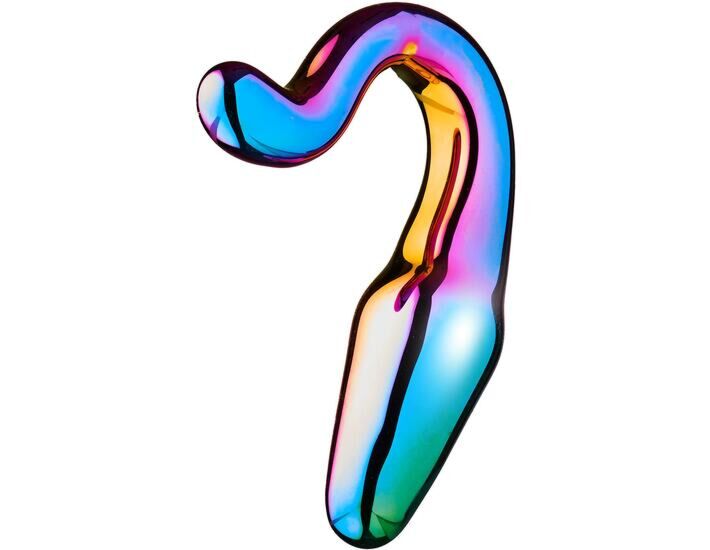 Tappo Anale Coda di Vetro Lucido 10,5 cm