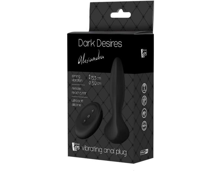 Spina Vibrante con Telecomando Dark