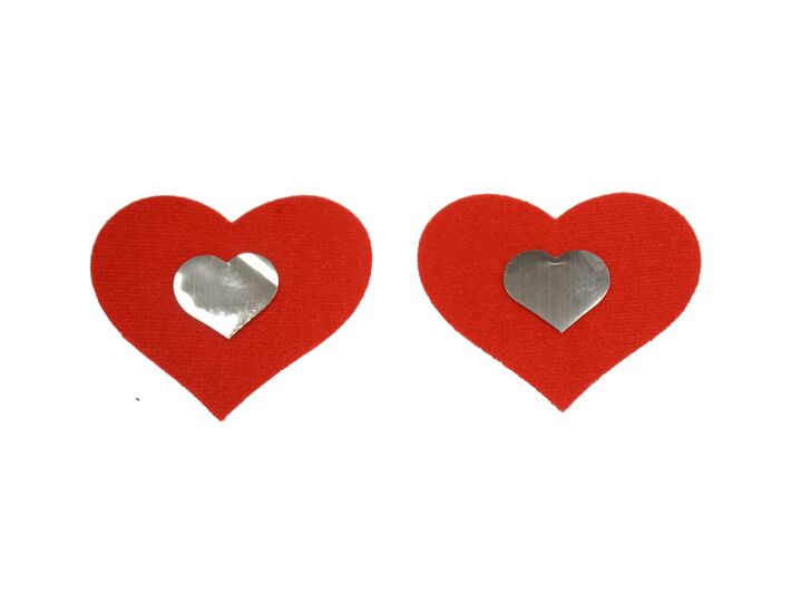Caramel nuit - pezoneras red heart rojo