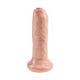 Dildo King Cock 15 cm con prepucio mobile per sensazioni realistiche
