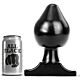 Plug anale ALL BLACK 19 cm con apertura graduale