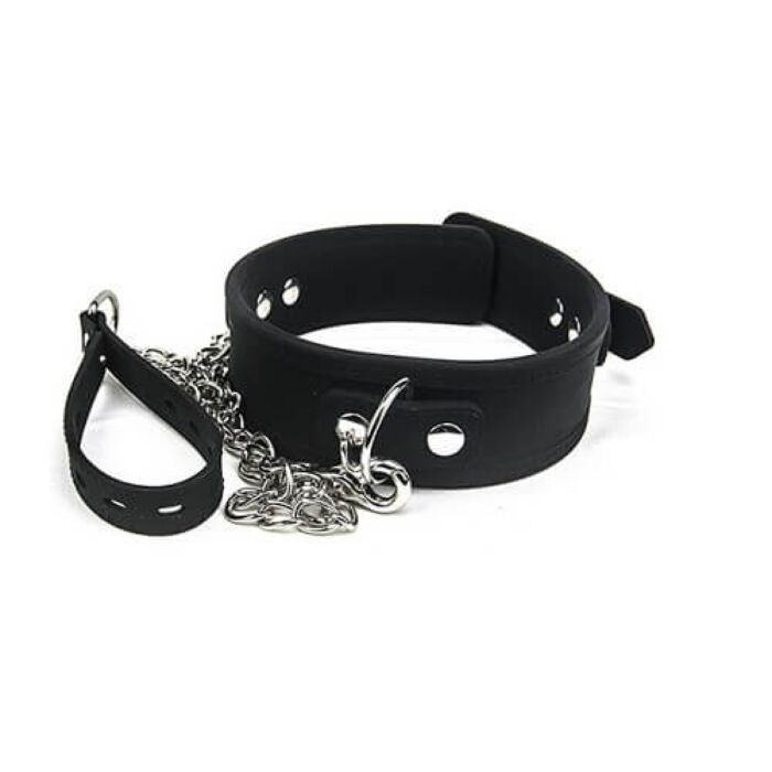 Collare e guinzaglio Bound to Please con O-ring Collare e guinzaglio Bound to Please con O-ring