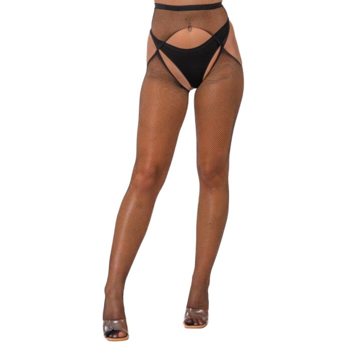 Collant Crotchless Lace by LJ in rete Collant Crotchless Lace by LJ in rete