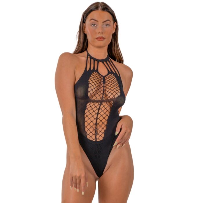 Teddy Lace Strappy Halter Taglio Audace Teddy Lace Strappy Halter Taglio Audace