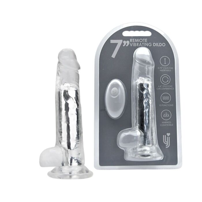 Dildo Loving Joy 7 Inch con controllo remoto e ventosa Dildo Loving Joy 7 Inch con controllo remoto e ventosa