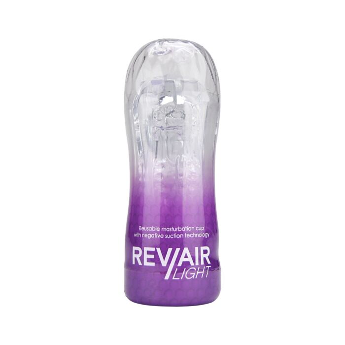 Masturbatore REV Rev-Air Light con tre camere di piacere Masturbatore REV Rev-Air Light con tre camere di piacere