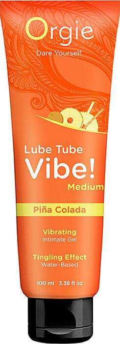 Gel Intimo Orgie Lube Tube Vibe Piña Colada con effetto vibrazione