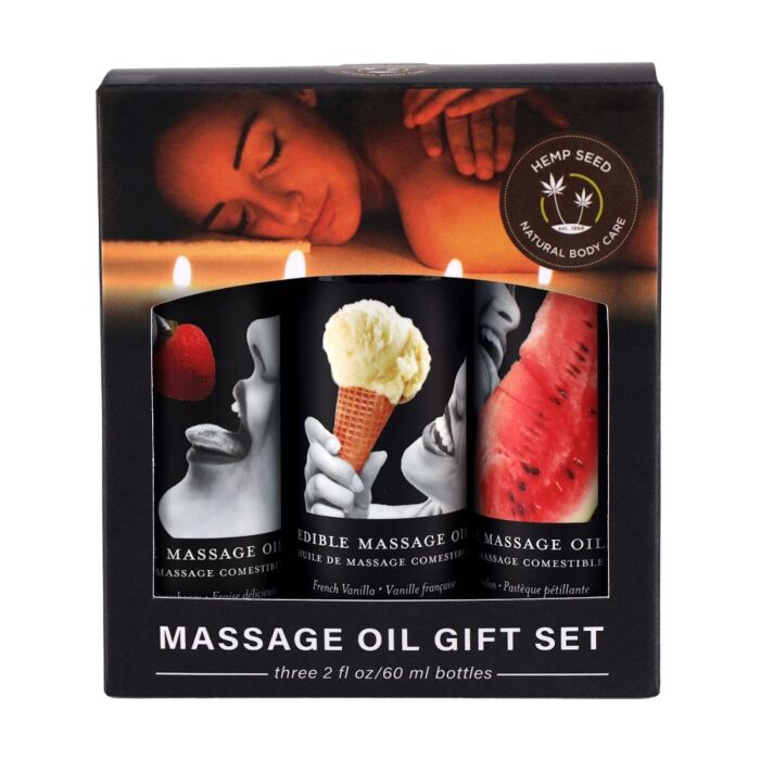 Olio da Massaggio Earthly Body Set Regalo 3 x 57ml Olio da Massaggio Earthly Body Set Regalo 3 x 57ml