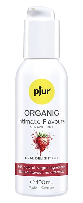 Gel intimo Pjur ORGANIC Intimate Flavours Strawberry
