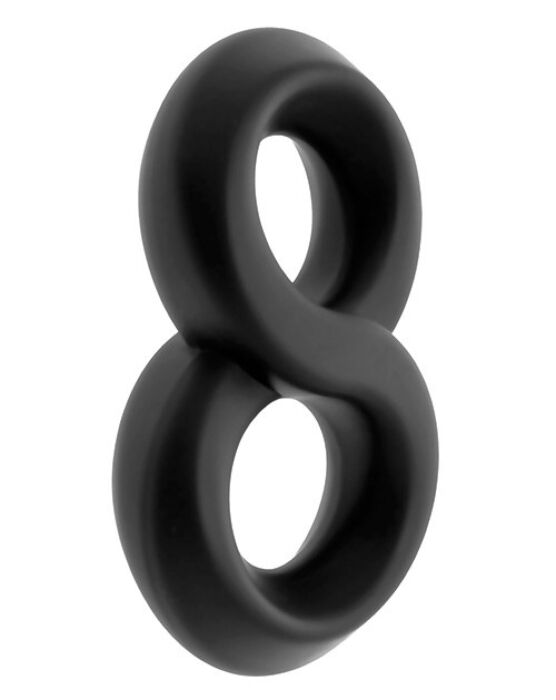 Anello Doppio S Pleasures 8-Ring per Erezioni Durature Anello Doppio S Pleasures 8-Ring per Erezioni Durature