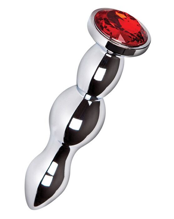 Plug in metallo S Pleasures Metal BOA con dettaglio rosso