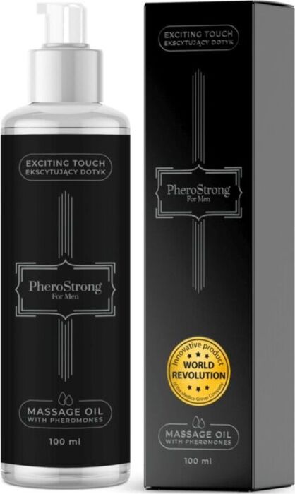 Olio Massaggio PheroStrong 100ml | Feromoni Eccitanti