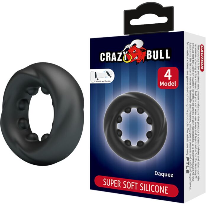 Anello Silicone Crazy Bull Daquez 4 - Controllo Totale Anello Silicone Crazy Bull Daquez 4 - Controllo Totale
