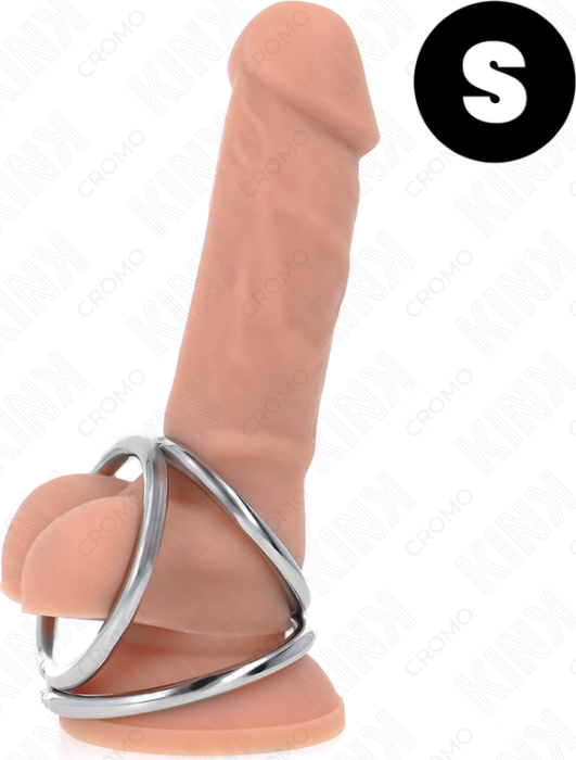 Anello Pene KINK Triple Metal Cromato