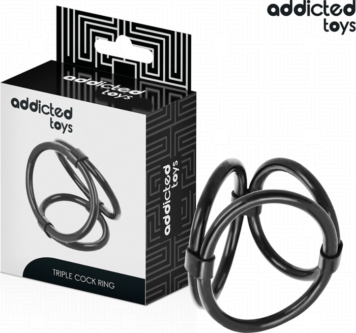 Anello Triple Addicted Toys - Potenzia il Tuo Piacere