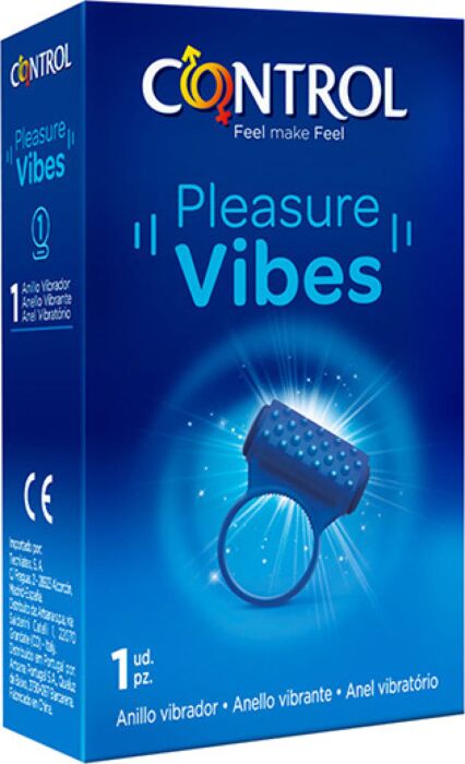 Anello Vibrante CONTROL Pleasure Vibes per Piacere Reciprico Anello Vibrante CONTROL Pleasure Vibes per Piacere Reciprico