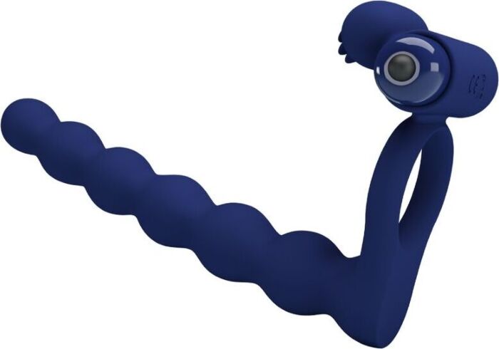 Anello Vibratore Pretty Love Ajmal Blu - 10 Velocità Anello Vibratore Pretty Love Ajmal Blu - 10 Velocità