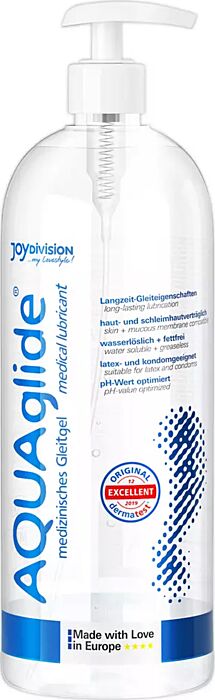 Lubrificante Anal Joydivision Aquaglide 1L - Comfort Assoluto
