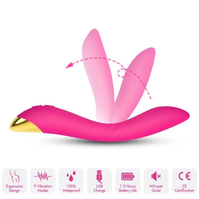 Vibratore ARMONY Flamingo | Design ergonomico e potente Vibratore ARMONY Flamingo | Design ergonomico e potente