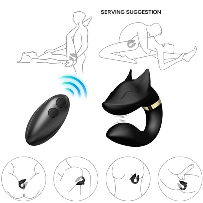 Vibratore ARMONY Fox per coppie con telecomando Vibratore ARMONY Fox per coppie con telecomando