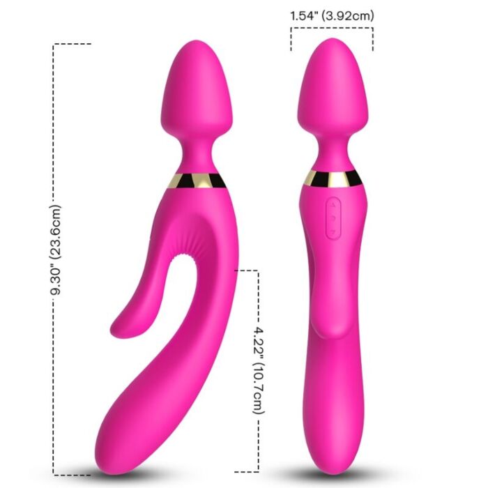 Vibratore ARMONY MASSAGERS Rabbit Ergonomico con Vibrazioni Vibratore ARMONY MASSAGERS Rabbit Ergonomico con Vibrazioni