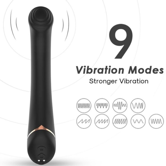 Vibratore ARMONY Flat Head con 9 modalità di vibrazione Vibratore ARMONY Flat Head con 9 modalità di vibrazione