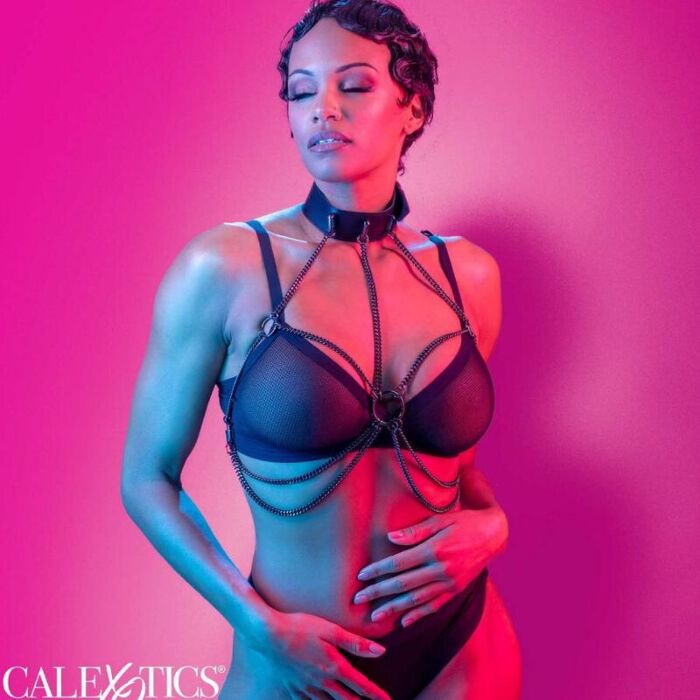 Arnés CalExotics Euphoria Collare Catena Arnés CalExotics Euphoria Collare Catena