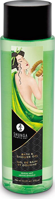 Gel Doccia & Bagno Shunga alla Menta 370 ml - Cosmetici Erotici Gel Doccia & Bagno Shunga alla Menta 370 ml - Cosmetici Erotici