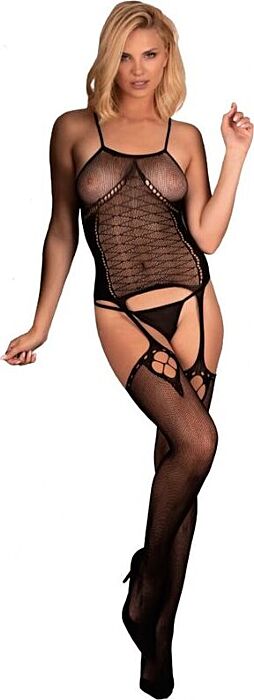 Bodystocking Livco Corsetti Amrin Nero Elegante