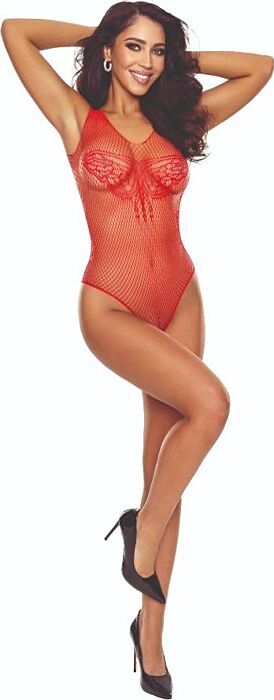 Bodystocking PASSION Mariposa Rosso - Sensualità Unica