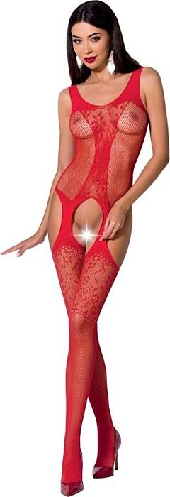 Bodystocking Passion Woman BS072 Rosso Sexy