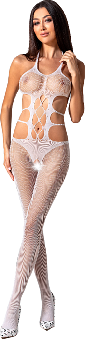 Bodystocking Passion BS084 Bianco Sexy e Trasparente Bodystocking Passion BS084 Bianco Sexy e Trasparente