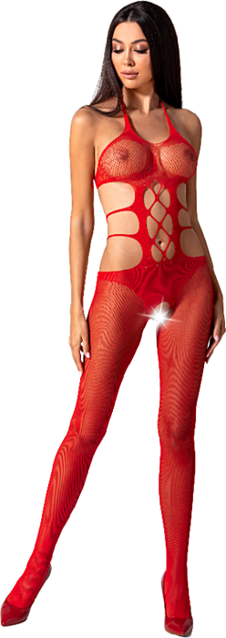 Bodystocking Passion Woman BS084 Rosso Sexy