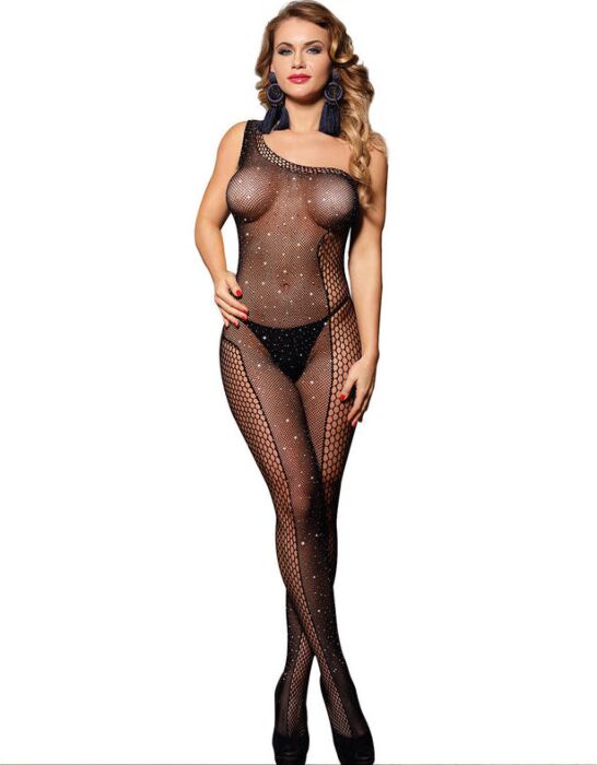 Bodystocking Sublime SUBBLIME Con Diamanti Neri