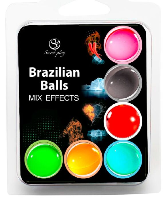 Palline Brazilian Balls Secretplay Set 6 con Effetti Speciali